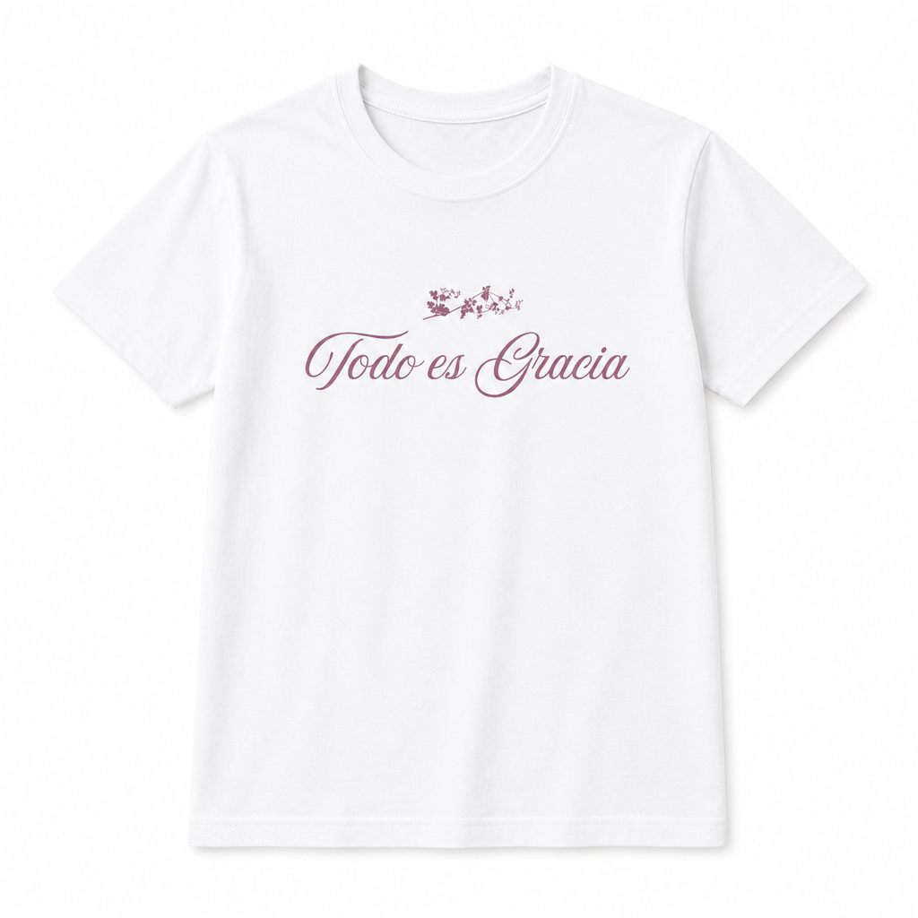 Baby Tee "Todo es Gracia"