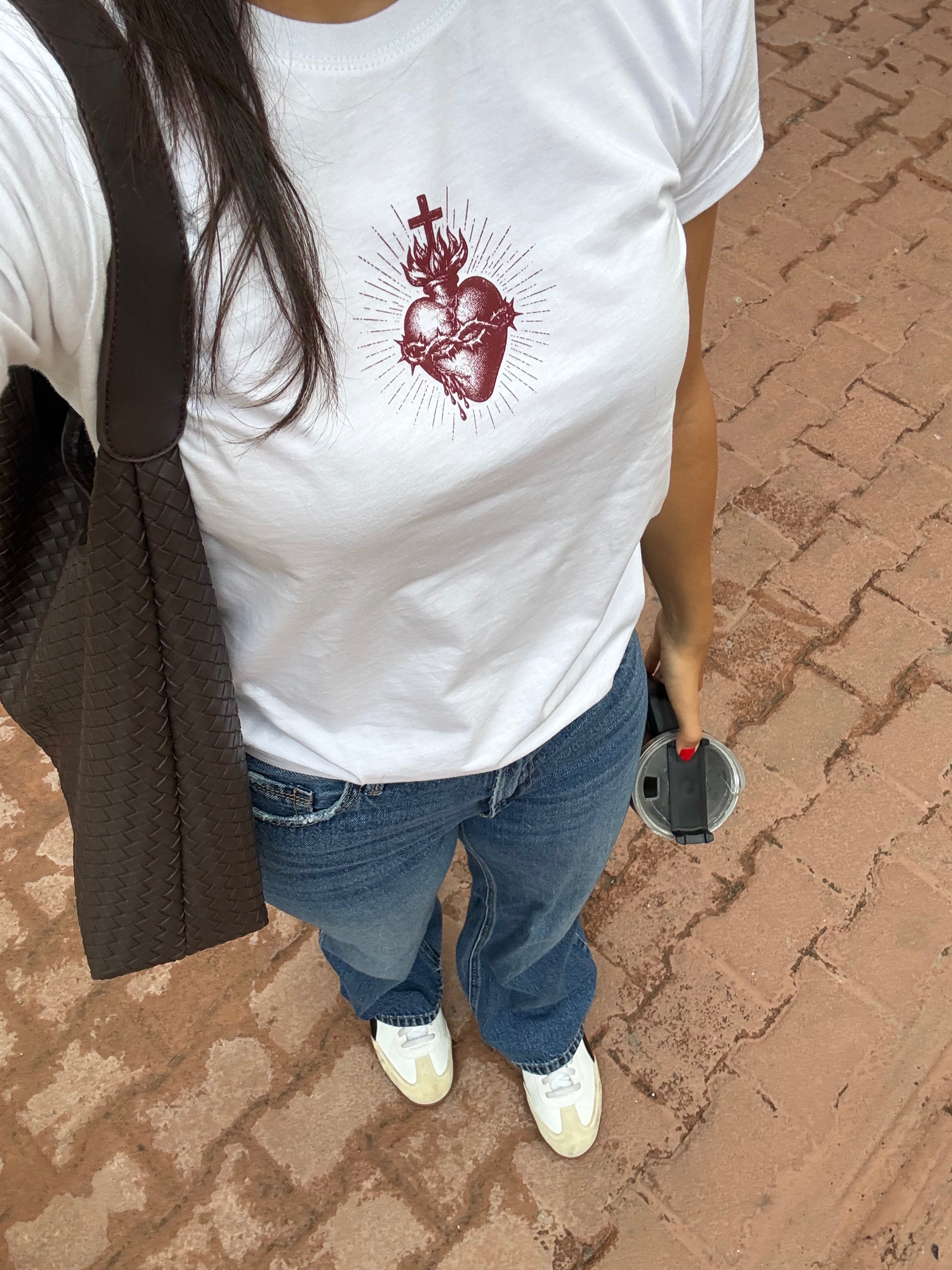 Baby Tee "Sagrado Corazón"